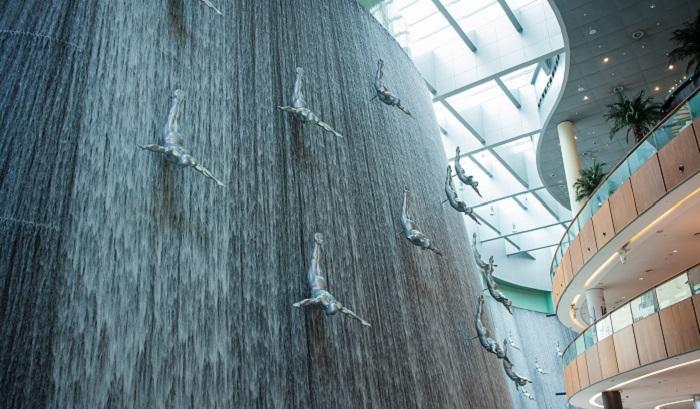 Dubai Mall Waterfall