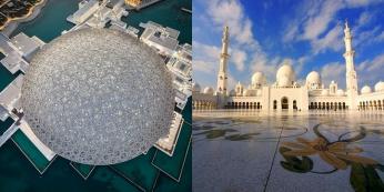 Лувр и Большая Мечеть Шейха Зайеда в Абу-Даби