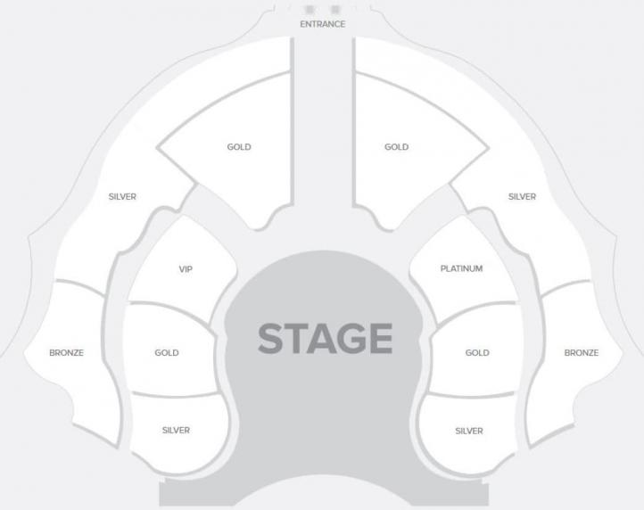 La Perle seats map